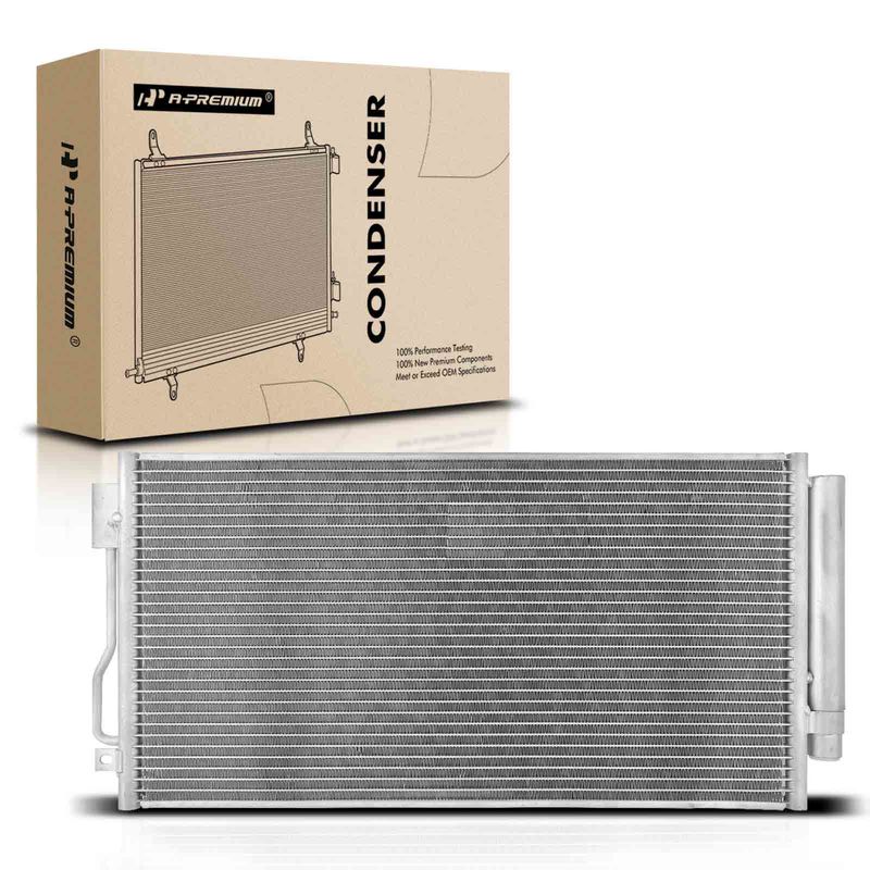 A/C Condenser with Receiver Drier for Fiat 500L 2014 2015-2020 L4 1.4L