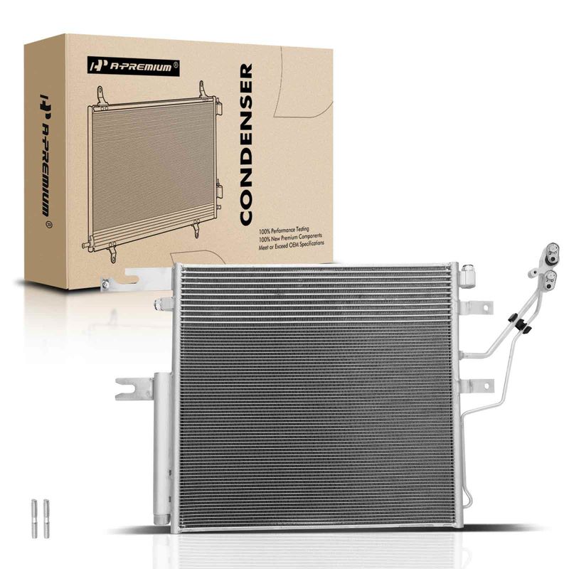 A/C Condenser with Receiver Drier for Ram 2500 3500 4500 5500 Dodge Ram 2500