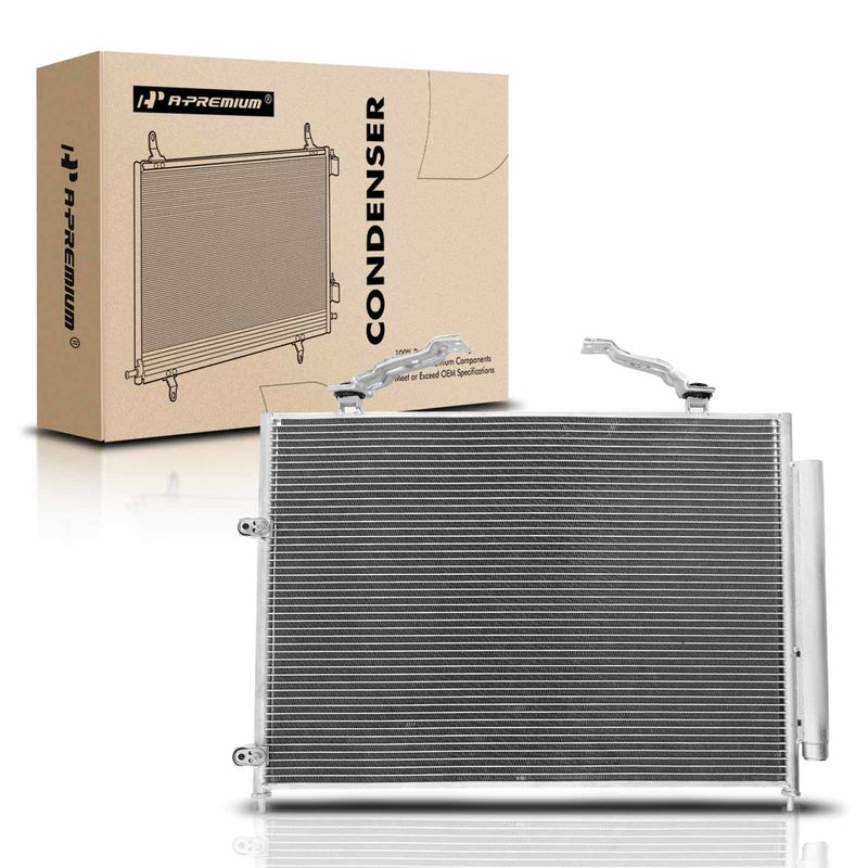 A/C Condenser with Receiver Drier for Acura MDX 2001-2006 V6 3.5L