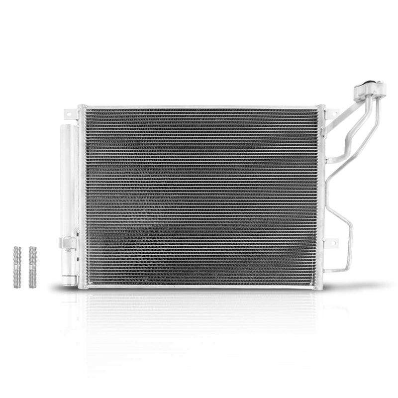 A/C Condenser with Receiver Drier for Hyundai Sonata 2015-2019 GAS 1.6L 2.0L