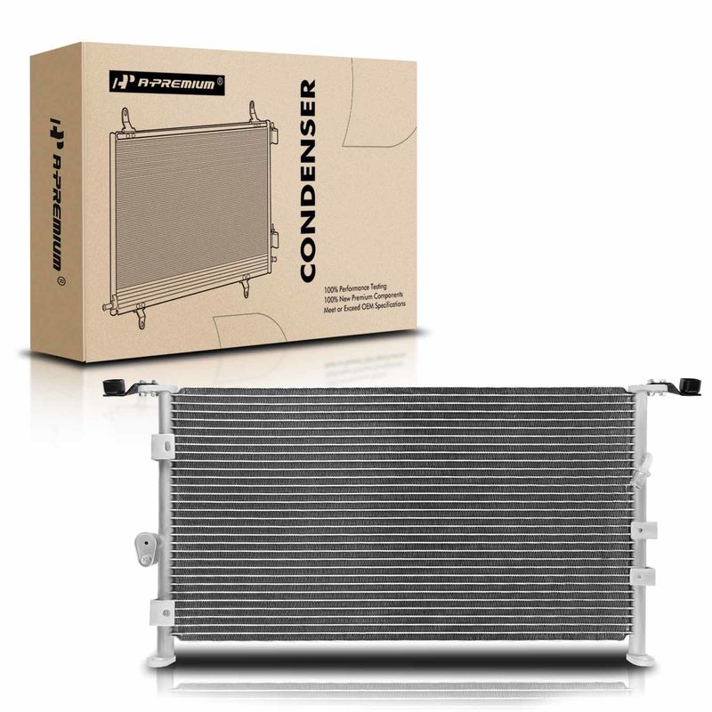 A/C Condenser without Receiver Drier for Toyota Corolla 1993-1997 Geo Prizm