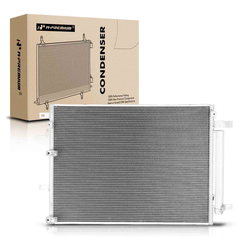 A/C Condenser with Receiver Drier for Jeep Cherokee 2014 2015 2016-2018