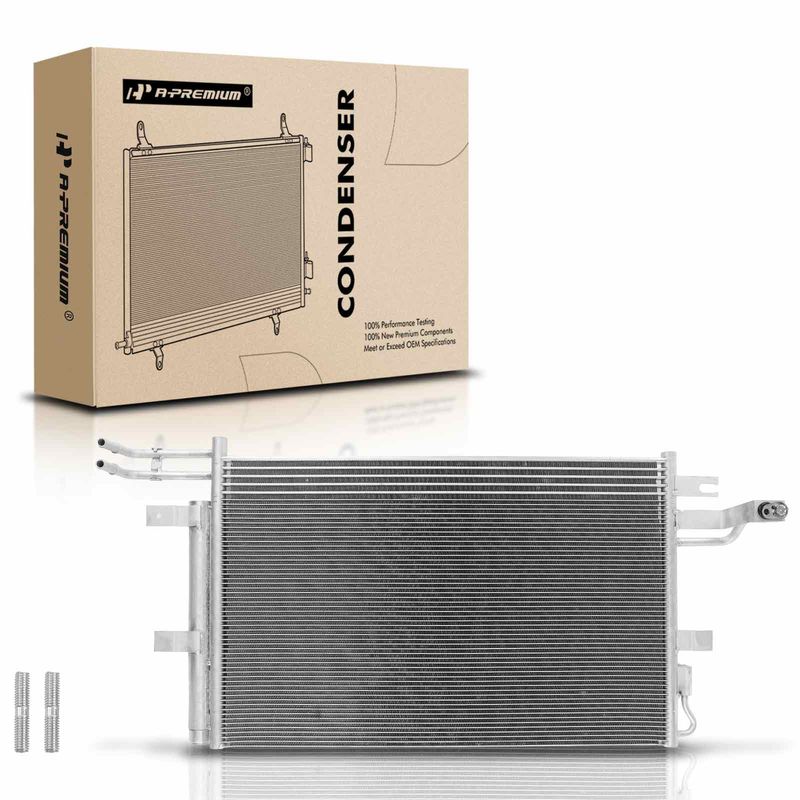 A/C Condenser with Receiver Drier for Ford Flex 2013-2019 Taurus Lincoln MKT MKS