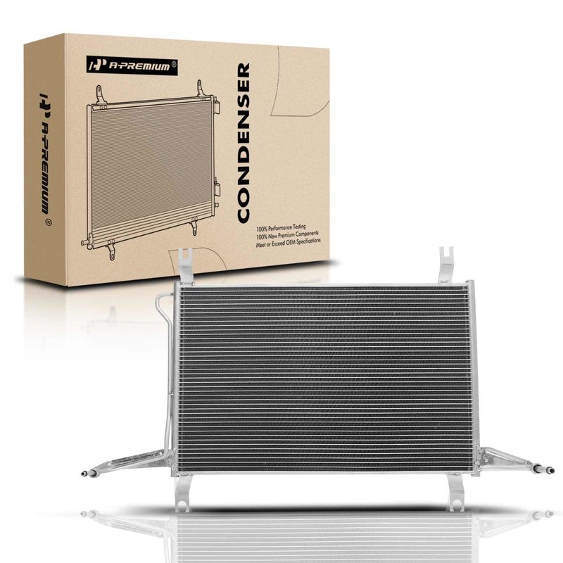 A/C Condenser without Receiver Drier for Ford F-150 1994-1996 F-250 F-350 Bronco