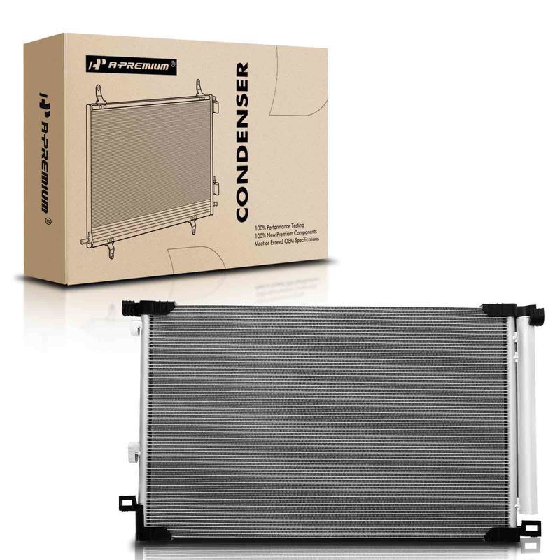 A/C Condenser with Receiver Drier for Lexus NX200t 2015-2017 NX300 2018-2020