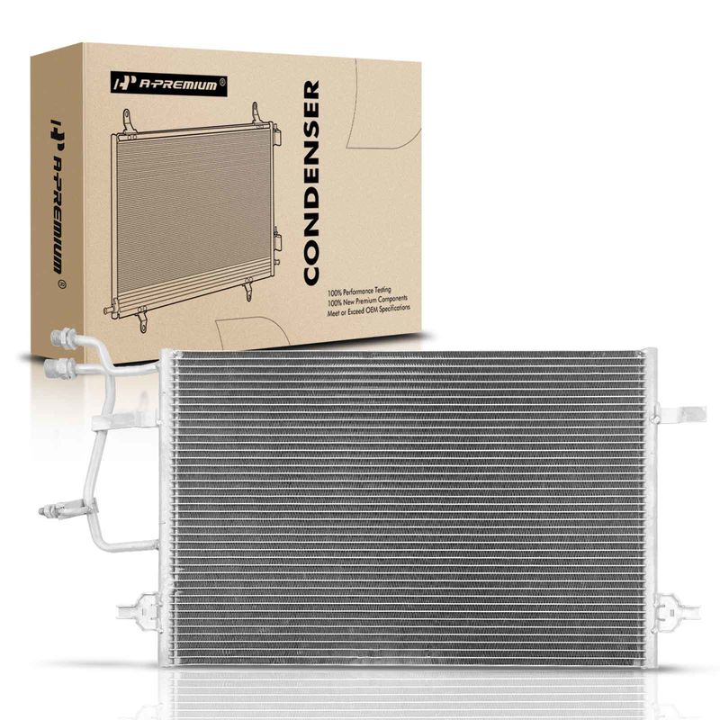 A/C Condenser without Receiver Drier for Audi A4 A4 Quattro Volkswagen Passat