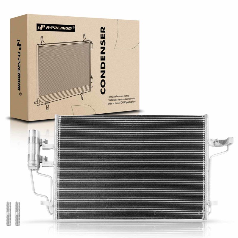 A/C Condenser with Receiver Drier for Ford Escape 2013-2016 L4 2.0L