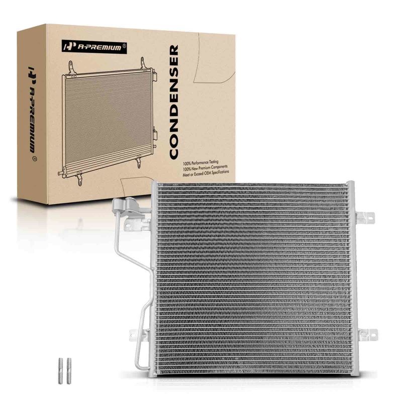 A/C Condenser without Receiver Drier for Jeep Liberty 2005-2007 L4 2.8L V6 3.7L