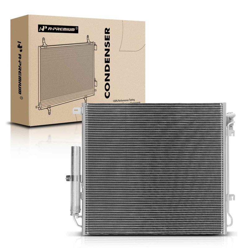 A/C Condenser with Receiver Drier for Land Rover Range Rover 2007-2012 LR3