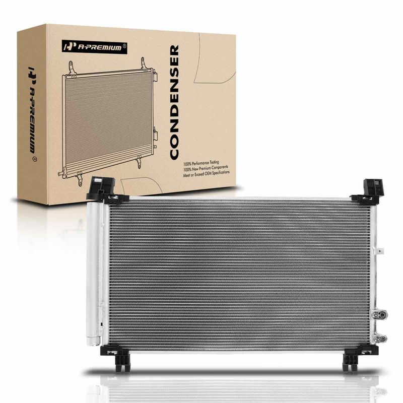A/C Condenser with Receiver Drier for Lexus IS250 2014-2015 IS350 Base F Sport