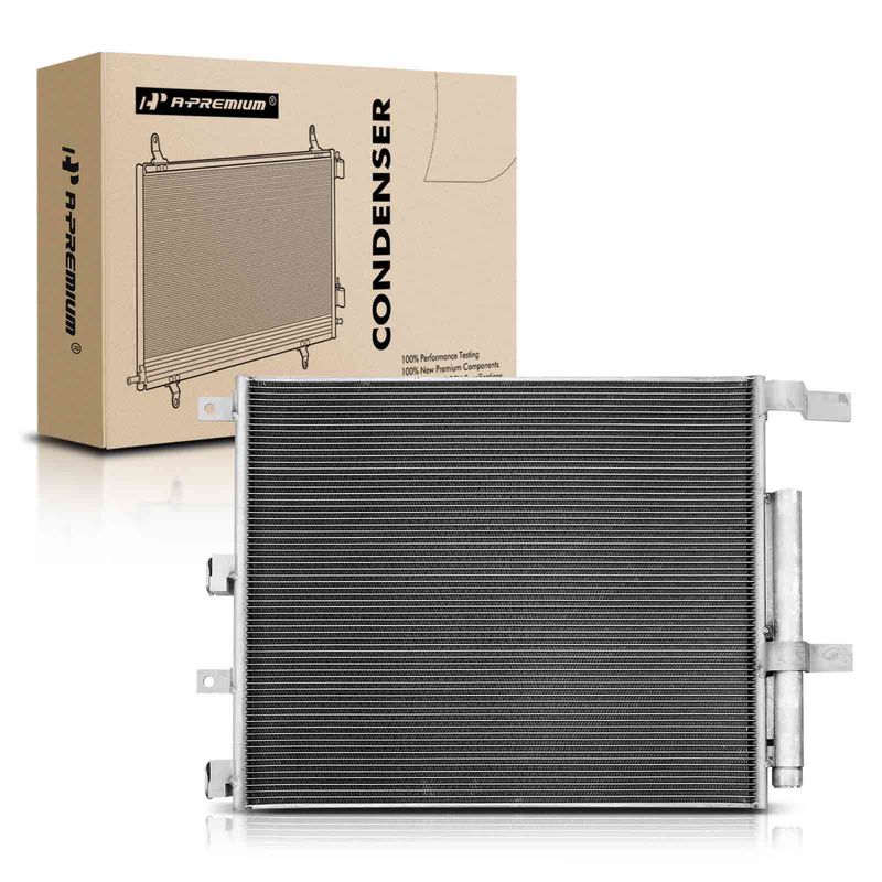 A/C Condenser with Receiver Drier for Ram 2500 2013-2018 3500 L6 6.7L
