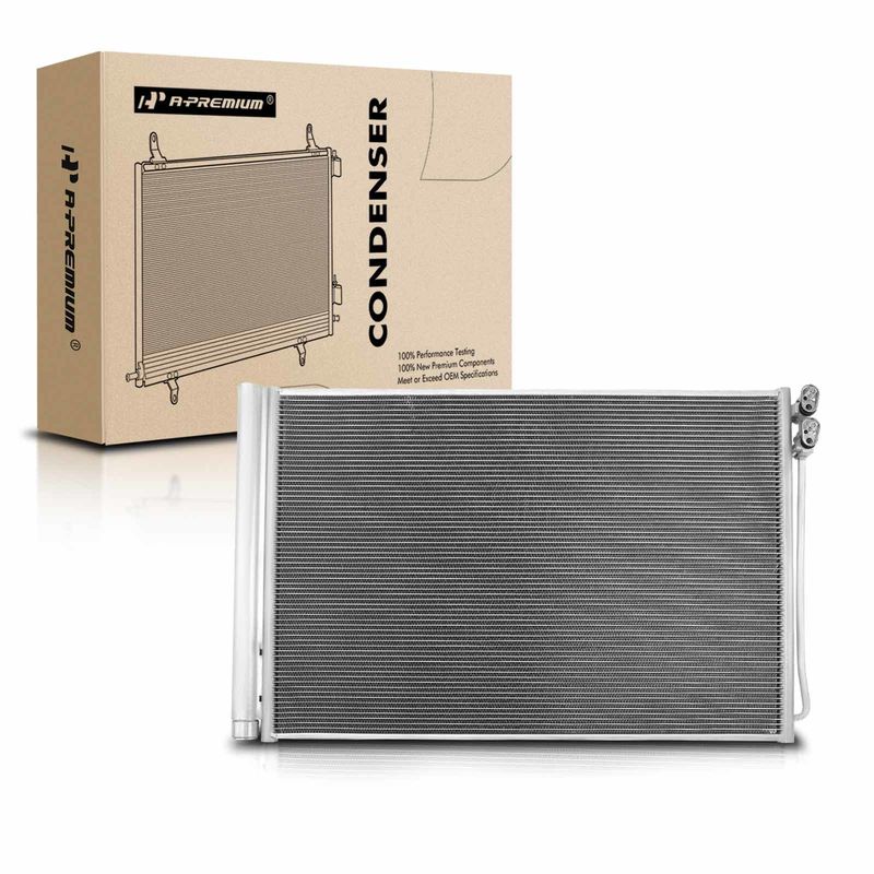 A/C Condenser with Receiver Drier for BMW 535i GT 640i xDrive 740i F10 F07 F02