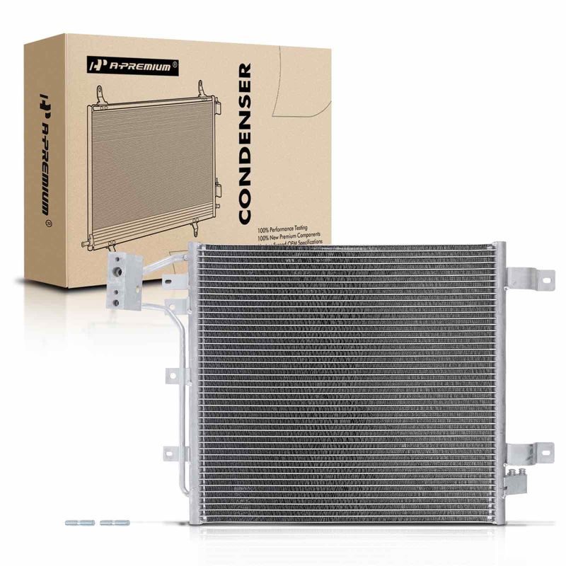 A/C Condenser without Receiver Drier for Jeep Wrangler 2012-2017 Wrangler JK
