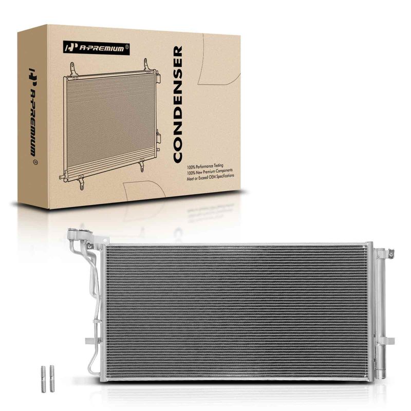 A/C Condenser with Receiver Drier for Hyundai Genesis Coupe 2010 2011 2012
