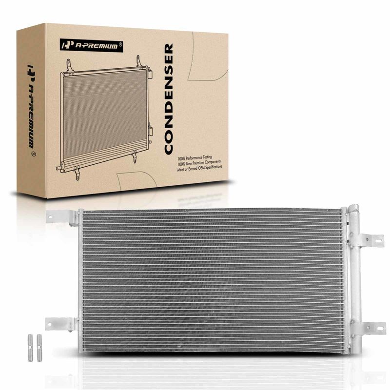 A/C Condenser with Receiver Drier for Ford F-250 F-350 F-450 F-550 Super Duty