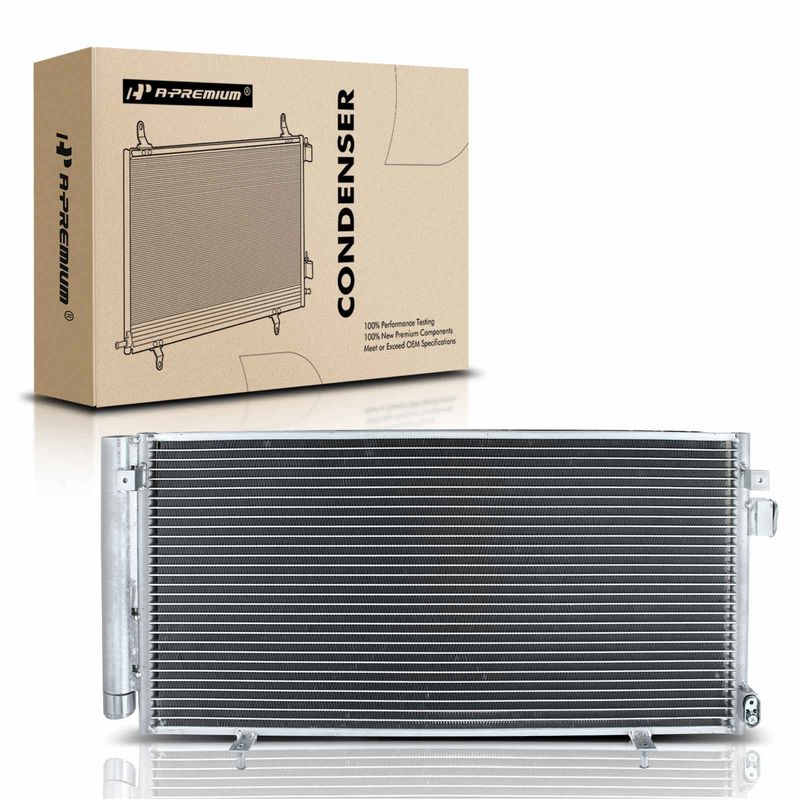 A/C Condenser with Receiver Drier for Subaru Forester Impreza Crosstrek WRX STI