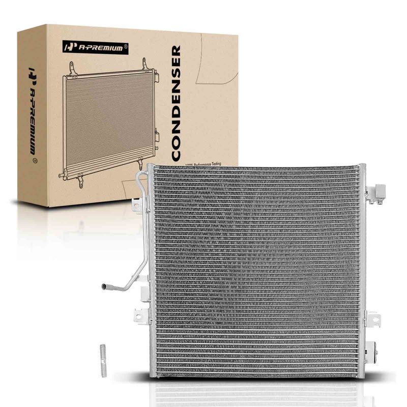 A/C Condenser without Receiver Drier for Dodge Nitro 2007-2011 Jeep Liberty