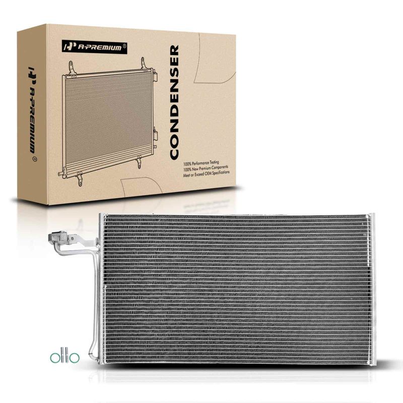A/C Condenser without Receiver Drier for Volvo C30 2008-2013 C70 S40 V50