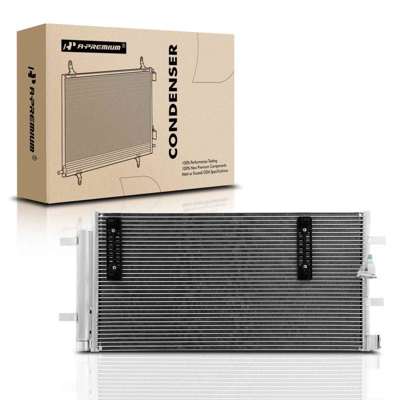 A/C Condenser with Receiver Drier for Audi A6 2012-2018 A7 Quattro