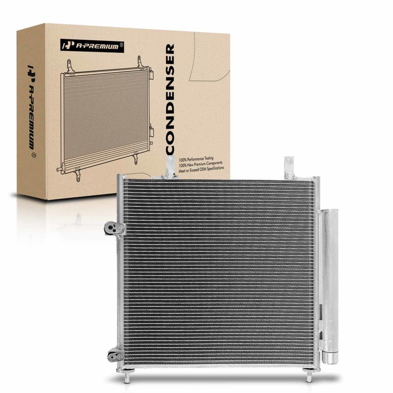 A/C Condenser with Receiver Drier for Mitsubishi Mirage 2017-2022 Mirage G4