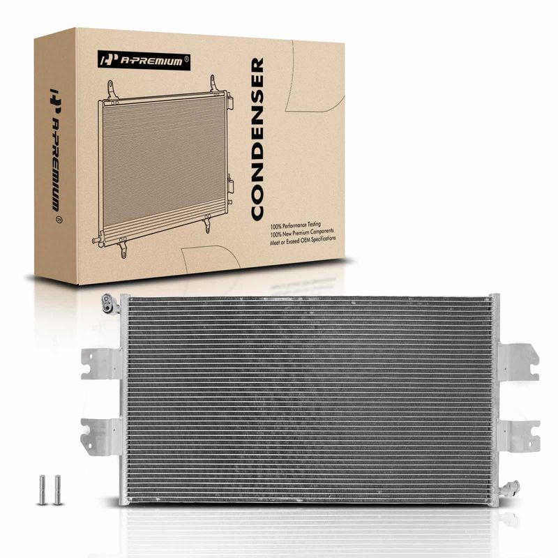 A/C Condenser without Receiver Drier for Chevy Express GMC Savana 1500 2500 3500