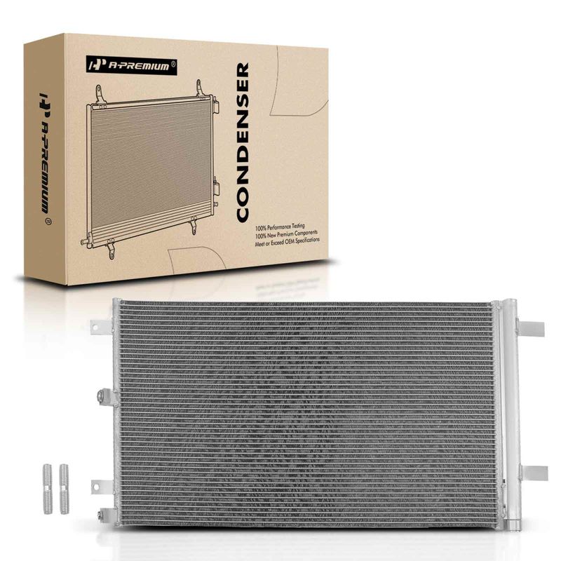 A/C Condenser with Receiver Drier for Ford F-150 Expedition Lincoln Navigator