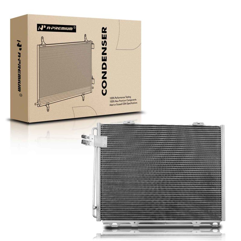 A/C Condenser with Receiver Drier for Mercedes-Benz E300 E320 E420 E430 E55 AMG