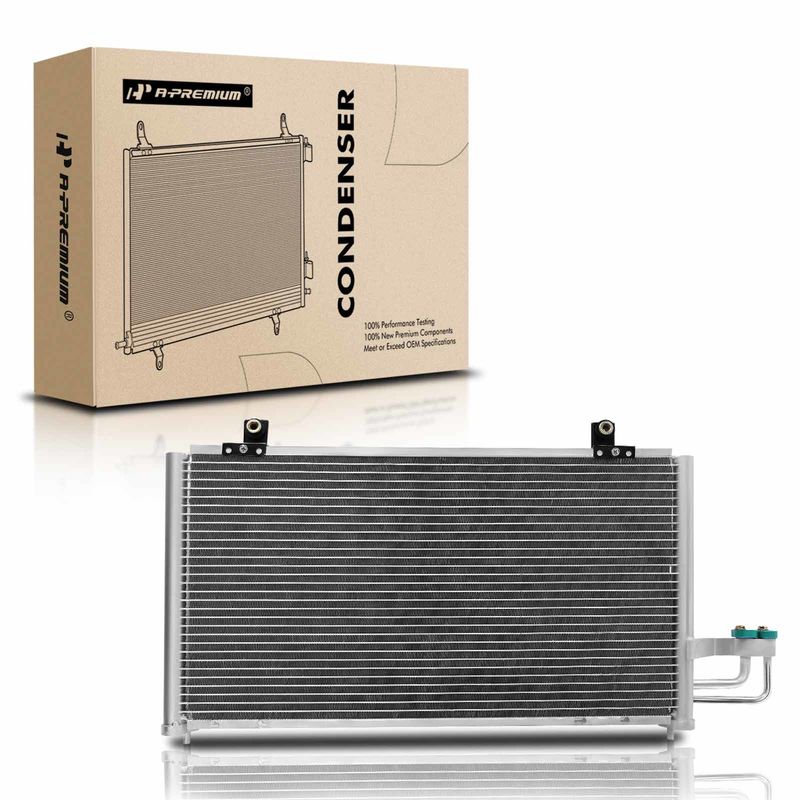 A/C Condenser without Receiver Drier for Kia Sephia 1998 1999 2000 2001