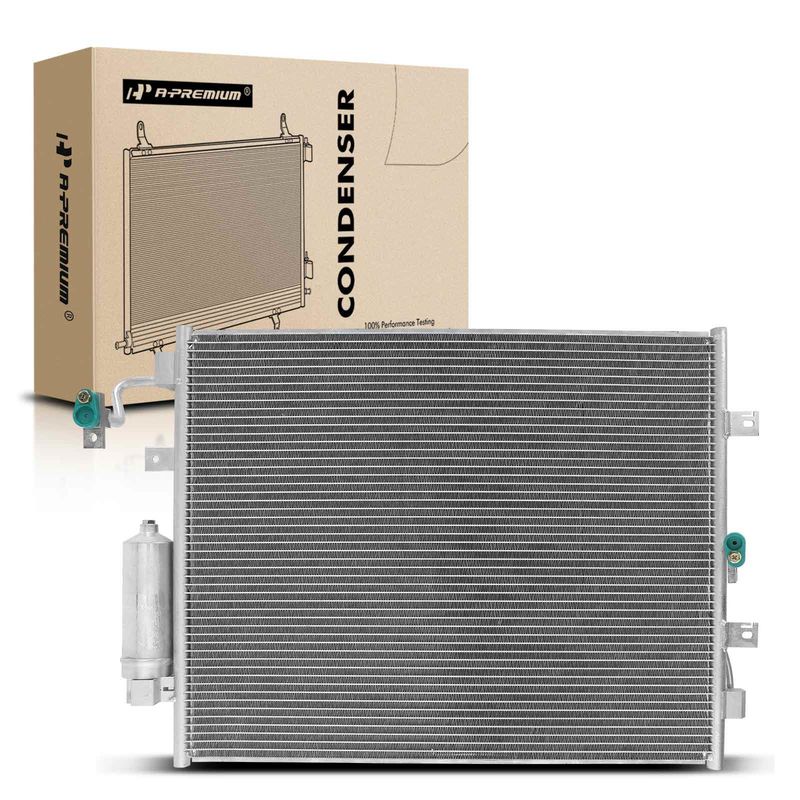A/C Condenser with Receiver Drier for Nissan Titan 2017-2019 V8 5.6L