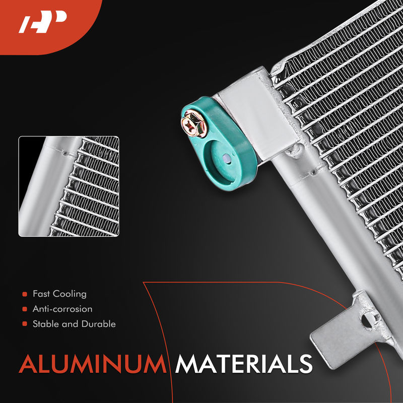 A/C Condenser with Receiver Drier for Audi A6 2016-2018 A7 Quattro S6 S7