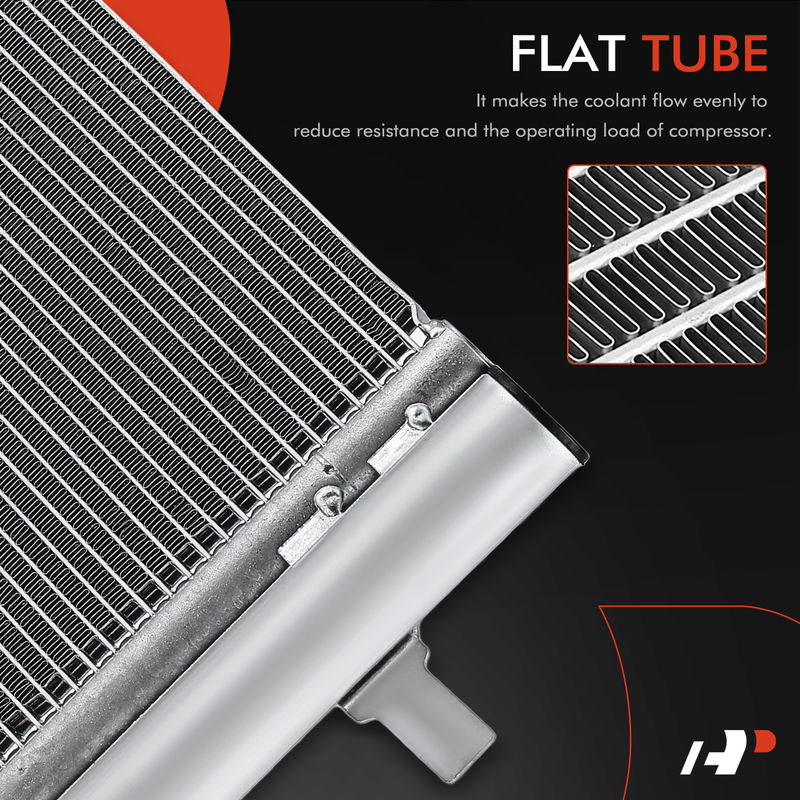A/C Condenser with Receiver Drier for Audi A6 2016-2018 A7 Quattro S6 S7