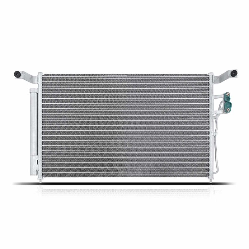 A/C Condenser with Receiver Drier for Hyundai Santa Fe 2007-2009 2.7L 3.3L