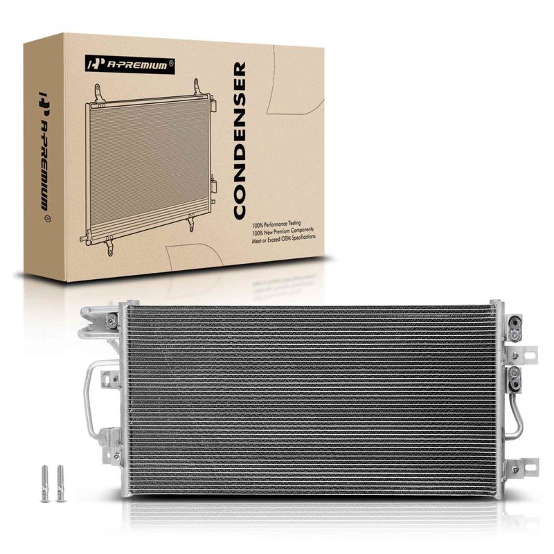 AC Condenser without Receiver Drier for Ford Explorer 2013-2019 V6 3.5L Turbo