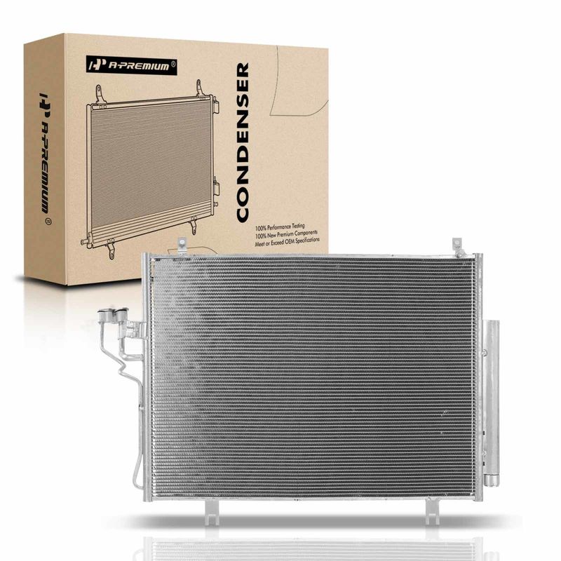 AC Condenser with Receiver Drier for Mazda CX-9 2016-2022 L4 2.5L