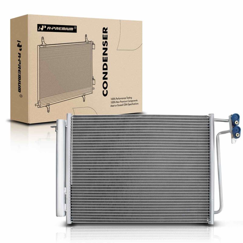 AC Condenser with Receiver Drier for BMW E53 X5 2000-2006 Sport Utility