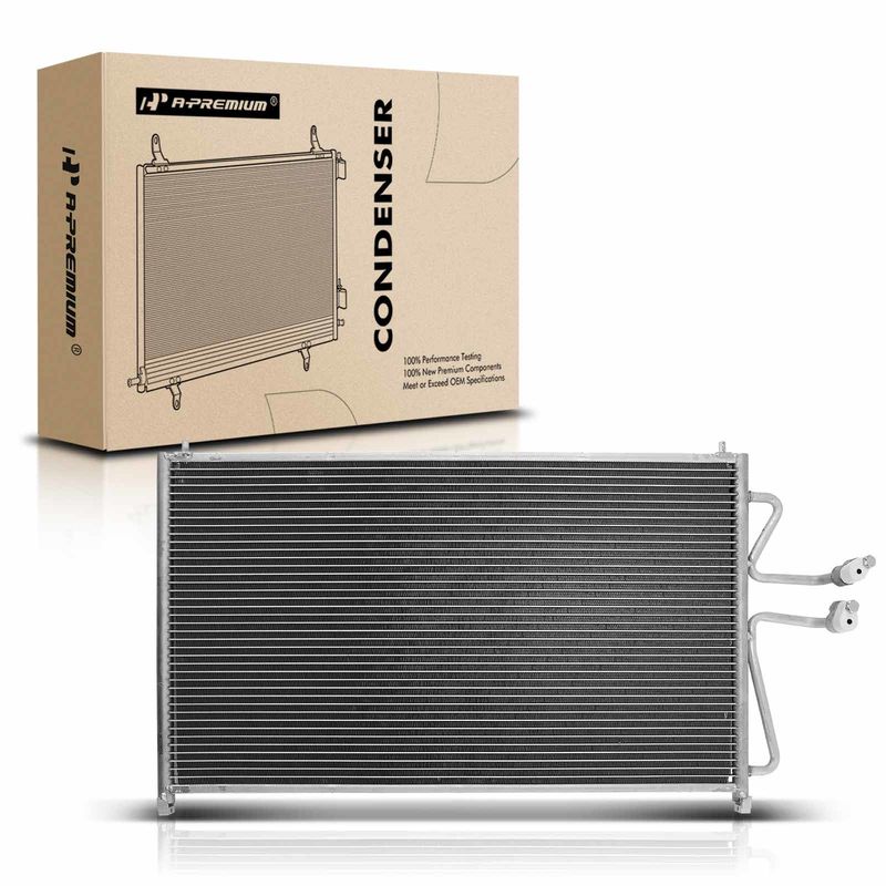 AC Condenser without Receiver Drier for Ford Escape Mazda Tribute 2001-2004
