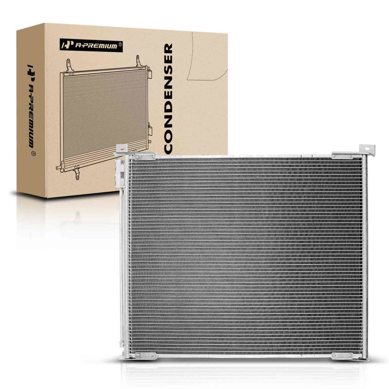 AC Condenser without Receiver Drier for Ford E-350 Club Wagon E-350 Super Duty