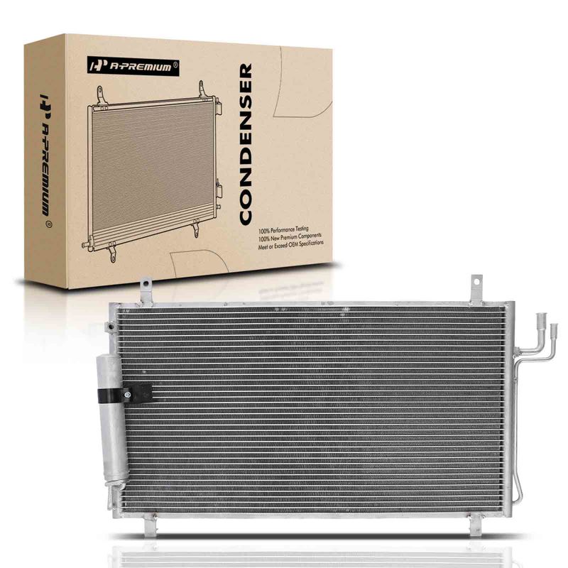 AC Condenser with Receiver Drier for INFINITI G35 2003-2007 V6 3.5L