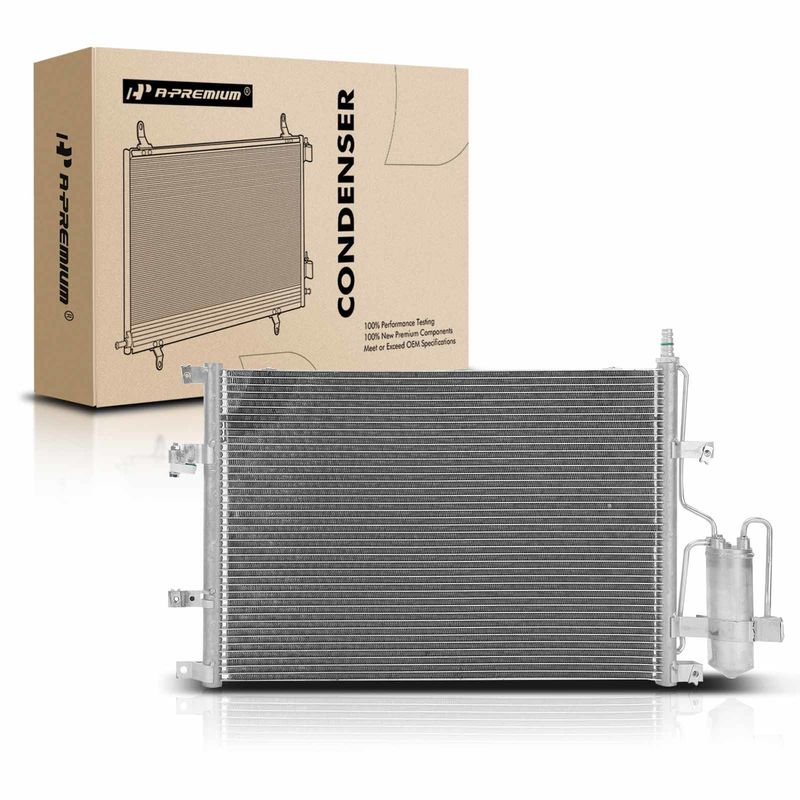 AC Condenser with Receiver Drier for Volvo S60 2001-2005 S80 V70 XC70