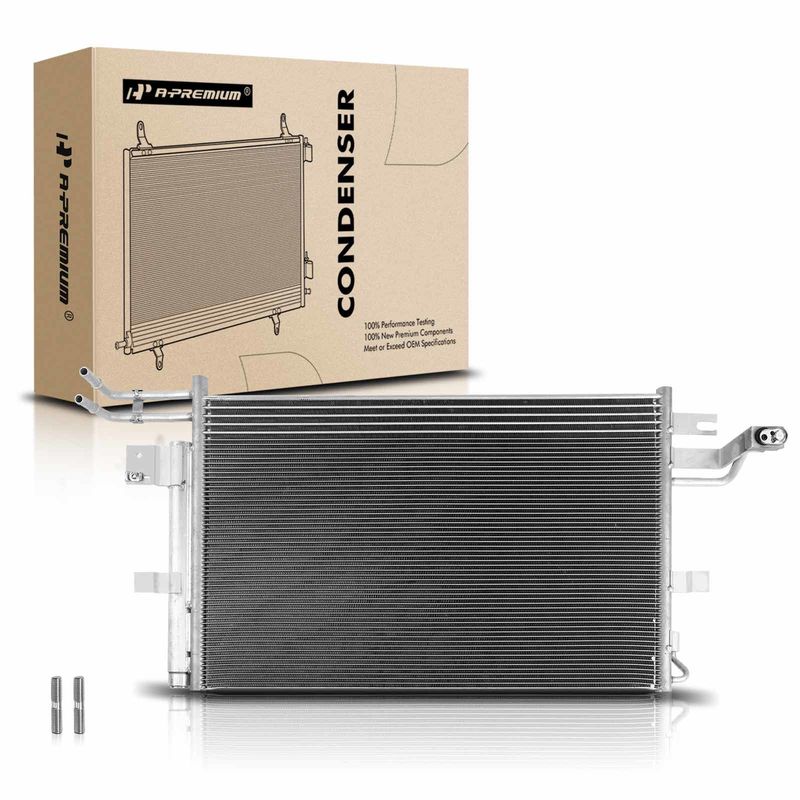 AC Condenser with Receiver Drier for Ford Police Interceptor Utility Explorer