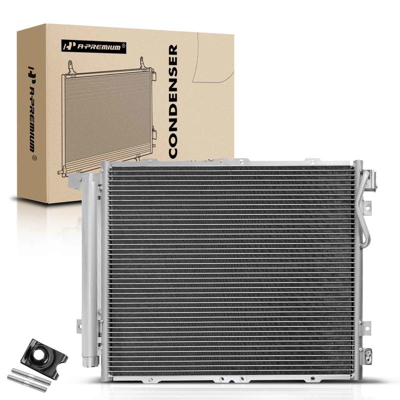 AC Condenser with Receiver Drier for Kia Sorento 2007-2009 V6 3.3L 3.8L