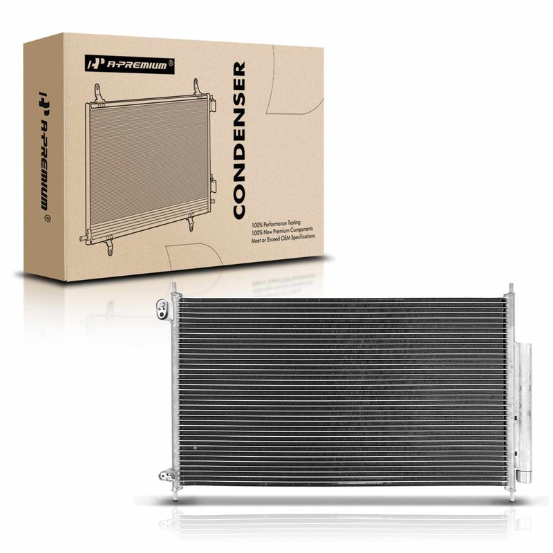AC Condenser with Receiver Drier for Acura TSX 2004-2008 L4 2.4L