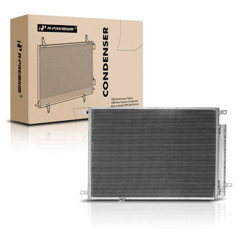 AC Condenser with Receiver Drier for Cadillac CTS 2009-2015 V8 6.2L