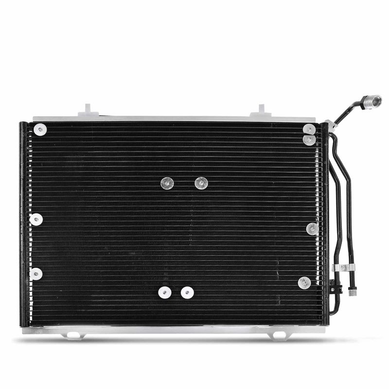 AC Condenser without Receiver Drier for Mercedes-Benz C230 99-00 2.3L Aluminum