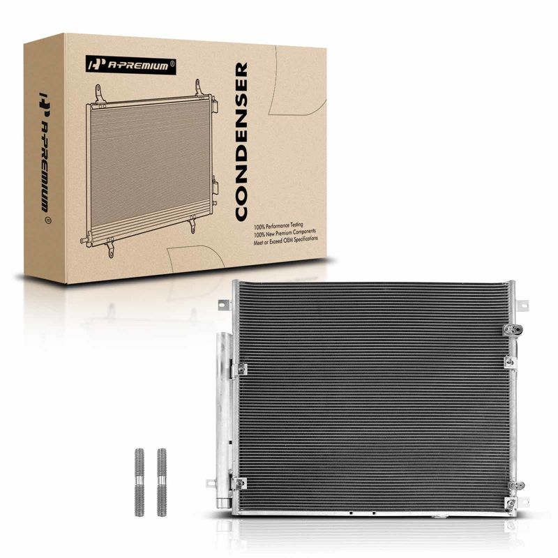 AC Condenser with Receiver Drier for Cadillac SRX 2004-2009 STS 2005-2011
