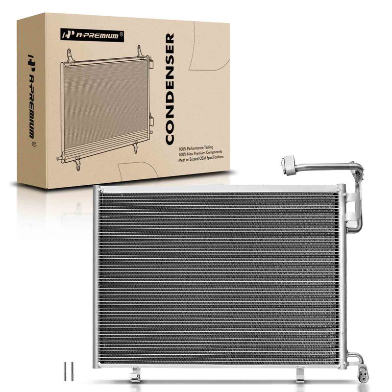 AC Condenser without Receiver Drier for Ford Fiesta 2014 2015 2016 2017 1.0L