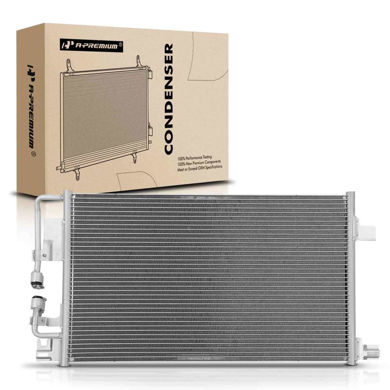 AC Condenser without Receiver Drier for Saturn Vue 2002-2004 L4 2.2L V6 3.0L