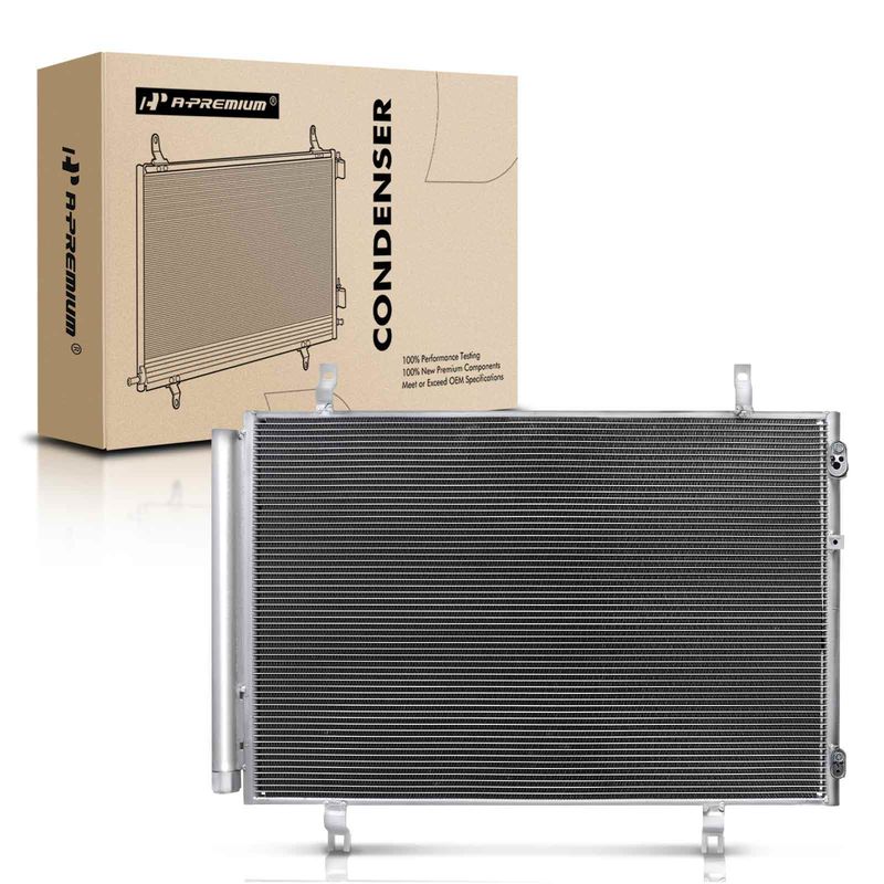 AC Condenser with Receiver Drier for Lexus LS460 2007-2017 V8 4.6L