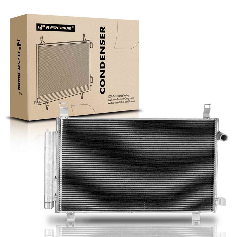 AC Condenser with Receiver Drier for Toyota Yaris 2015-2019 L4 1.5L