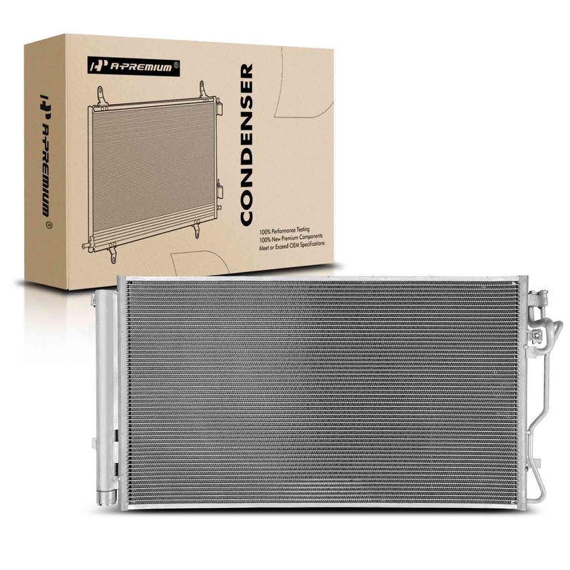 AC Condenser with Receiver Drier for Kia K900 2015 V8 5.0L V6 3.8L